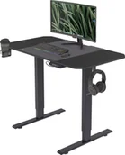 Biurka gamingowe - Biurko Diablo EGON 1100 Czarne 110 - 170 cmx60 cm - miniaturka - grafika 1