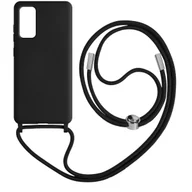 Etui i futerały do telefonów - Samsung Galaxy S20 FE Etui ze smyczą Półsztywne 80cm Czarne - miniaturka - grafika 1