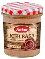 Pasztet i przetwory mięsne - Ankor Konserwa kiełbasa chłopska czosnkowa 300 g - miniaturka - grafika 1