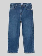 Spodnie i spodenki dla dziewczynek - Jeansy z wpuszczanymi kieszeniami - miniaturka - grafika 1