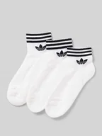 Skarpetki damskie - Skarpety z nadrukiem z logo w zestawie 3 szt. - miniaturka - grafika 1