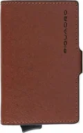 Etui na dokumenty i karty - Piquadro Piquadro, Black Square, Leather, Card Holder, Square Sliding System with Double Credit Card Case, PP5472B3R, Brown, For Men For Men - miniaturka - grafika 1