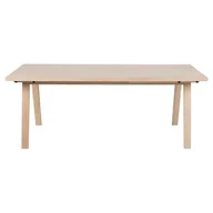 Stoły - Actona Stół Obiadowy Do Jadalni Otzarreta 200X95X74,6 Naturalny - miniaturka - grafika 1