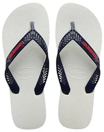 Klapki i japonki męskie - Havaianas Power Light Solid, klapki męskie, biały, 39/40 EU - miniaturka - grafika 1