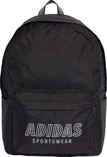 Plecak adidas Classic House of Tiro Graphic czarny JX9085 - Plecaki - miniaturka - grafika 1