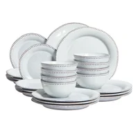 Serwisy obiadowe - Zastawa stołowa 24-częściowa CHERVIL Kamionka Błękitny B643726 - miniaturka - grafika 1