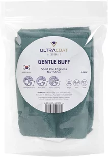 Ultracoat Gentle Buff  mikrofibra o krótkim włosiu, 40x40cm, 320gsm, 2 sztuki - Akcesoria do mycia samochodu - miniaturka - grafika 1
