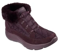 Botki damskie - Skechers Damskie botki ON-The-GO Encore Elisa, burgundowe, 38 EU, Burgund, 39.5 EU - miniaturka - grafika 1