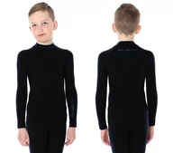 Bluzy narciarskie - Brubeck Bluza thermo jr ls13640 czarny BLUZA JR MAN 152/158 BLACK - miniaturka - grafika 1
