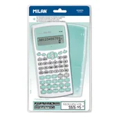 Kalkulatory - MILAN Kalkulator naukowy M240 antibacterial zielony - miniaturka - grafika 1