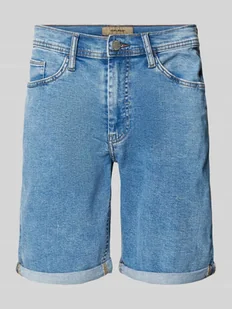 Szorty jeansowe o kroju skinny fit z 5 kieszeniami model ‘TWISTER’ - Spodenki męskie Szorty jeansowe o kroju skinny fit z 5 kieszeniami model ‘TWISTER’ - Spodenki męskie - miniaturka - grafika 1