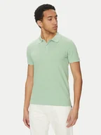 Koszulki męskie - Geox Polo M5511B T3240 F3274 Zielony Regular Fit - miniaturka - grafika 1
