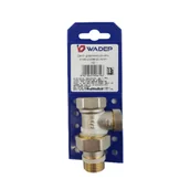 Zawory i kraniki - Zawór grzejnikowy prosty zwrotny z półśrubunkiem - 1/2" WADEP - miniaturka - grafika 1