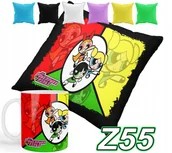 Gadżety dla niej i dla niego - ZESTAW KUBEK + POSZEWKA Z PODUSZKĄ ATOMÓWKI BAJKI + IMIĘ - miniaturka - grafika 1