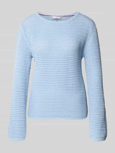 Sweter o kroju regular fit z mieszanki bawełny - Swetry damskie - miniaturka - grafika 1