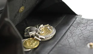 Portfel Męski Skórzany EL FORREST Skóra Bydlęca Pionowy Bez Zapięcia Dwa Skrzydełka Dodatkowy Suwak RFID 859 61 13 x 10 x 3 [cm] - Portfele - miniaturka - grafika 6