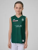 Koszulki dla chłopców - 4F Koszulka meczowa replika wyjazdowa z sezonu 2025/26 dziecięca 4F x AZS UMCS Lublin - zielona 98/104 - miniaturka - grafika 1