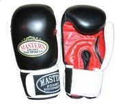 Rękawice bokserskie - Masters FIGHT EQUIPMENT Rękawice bokserskie, RBT-50, czarny, 12 oz - miniaturka - grafika 1