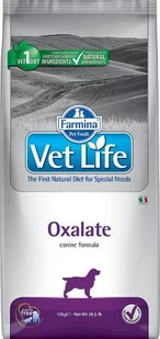 FARMINA Vet Life Dog Oxalate (Urinary) 12kg + BAYER Kiltix Obroża dla psów dużych dł 70cm - Sucha karma dla psów - miniaturka - grafika 2