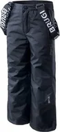 Spodnie narciarskie - Brugi Spodnie narciarskie dziecięce Brugi 3AHS czarne 22 98-104 - miniaturka - grafika 1
