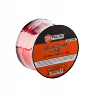 Inne urządzenia pomiarowe - Polax Sznur sznurek murarski budowlany 1,5mm x 100m czerwony - miniaturka - grafika 1