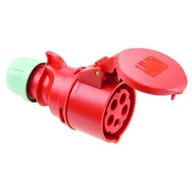 Gniazdka elektryczne - PCE Gniazdo przenośne 16A 400V 3P+Z+N TURBO TWIST bezśrubowe podłączenie IP44 21 - miniaturka - grafika 1