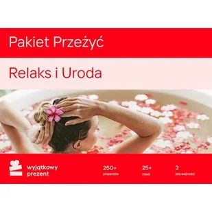 Karta podarunkowa WYJĄTKOWY PREZENT Pakiet Przeżyć - Relaks I Uroda - Kody i doładowania cyfrowe - miniaturka - grafika 1