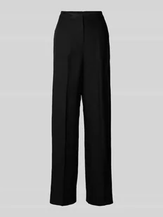 Spodnie lniane o kroju tailored fit z mieszanki lnu i lyocellu - Spodnie damskie - miniaturka - grafika 1