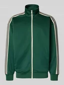 Bluzy męskie - Bluza rozpinana o kroju regular fit z lampasami model ‘RIBER’ - miniaturka - grafika 1