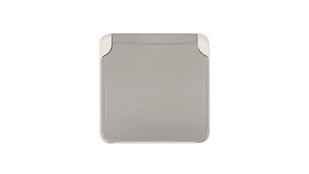 Legrand 069552 PLEXO55 Gniazdo Pojedyncze 2P+Z z przesłoną styków SZARE 16A-250V - Gniazdka elektryczne - miniaturka - grafika 1