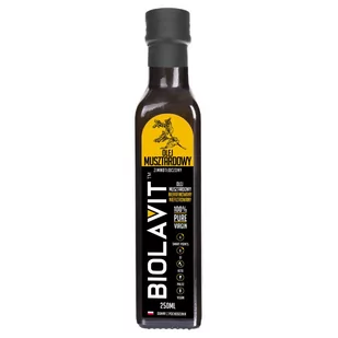Biolavit Biolavit Olej musztardowy zimnotłoczony - 250 ml - Olej spożywczy - miniaturka - grafika 1