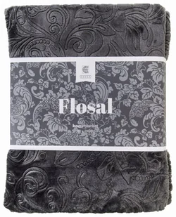 KOC ESSEX FLORAL GRAFIT 150X200 - Koce - miniaturka - grafika 1