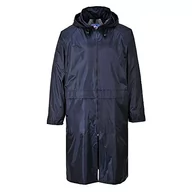 Płaszcze damskie - Portwest Klasyczny płaszcz przeciwdeszczowy, rozmiar: XXXL, kolor: granatowy, S438NARXXXL - miniaturka - grafika 1