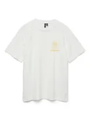 Koszulki i topy damskie - Vero Moda Koszulka w kolorze białym - miniaturka - grafika 1