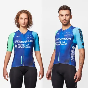 Koszulka rowerowa Van Rysel Replica Decathlon AG2R La Mondiale Team - Koszulki rowerowe - miniaturka - grafika 1