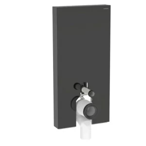 Geberit 131.002.SJ.6 Modu$405 sanitarny Monolith do WC stoj$406cego H101 czarny boki czarne - Przyciski spłukujące - miniaturka - grafika 1