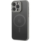 Etui i futerały do telefonów - Etui ROCK Guard MagSafe Stand do Apple iPhone 15 Pro Czarno-przezroczysty - miniaturka - grafika 1