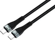 Kable USB - Kabel USB Conceptronic CONCEPTRONIC Kabel USB-C 3.0 -> C St/St 1.20m 5A 480Mbps sw - miniaturka - grafika 1