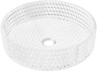 Umywalki - Mexen Aura szklana umywalka nablatowa 39 x 39 cm, transparent - 24013900 - miniaturka - grafika 1