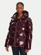 Kurtki damskie - PINKO Kurtka zimowa Eleodoro 101597 A2P7 Fioletowy Regular Fit - miniaturka - grafika 1