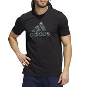 Koszulki sportowe męskie - Koszulka adidas World Of adidas Accesories HK9193 - czarna - Adidas - miniaturka - grafika 1