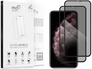 movear Szkło Hartowane privacy iPhone Xs Max MOVEARanti spy na Cały Ekran AIXSMGMP03CBK - Szkła hartowane na telefon - miniaturka - grafika 1