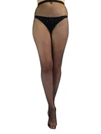 Rajstopy - rajstopy DIAMANTE NET KABARETKI czarne - miniaturka - grafika 1