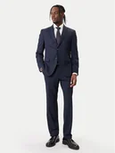 Garnitury - BOSS Garnitur H-Jeckson 50557261 Granatowy Regular Fit - miniaturka - grafika 1
