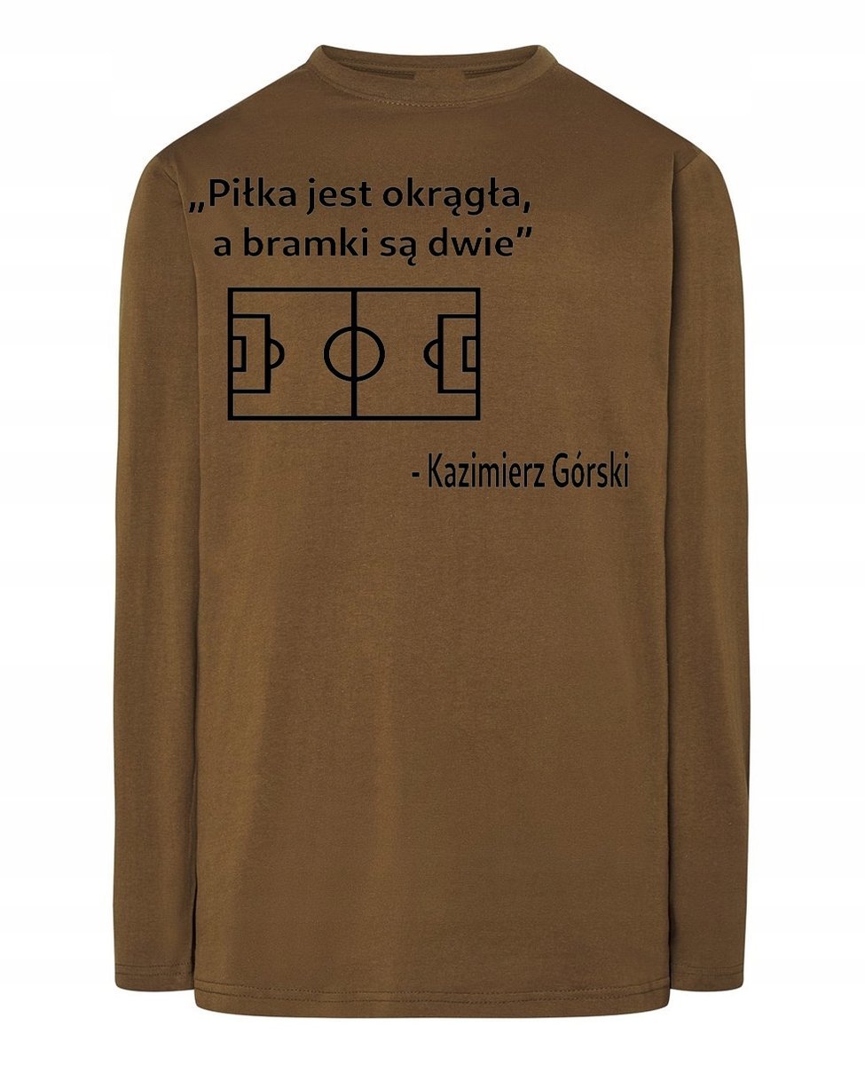 Longsleeve Piłkarski nadruk Motyw Rozm.3XL
