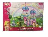 Klocki - Elefun Magic World XXL Zaczarowany zamek Klocki 1936 elementów - miniaturka - grafika 1