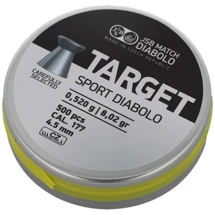 JSB - Śrut do wiatrówki Diabolo Target Sport - 4.5 mm - 500 szt. - 001145-500 - Amunicja do wiatrówek - miniaturka - grafika 1