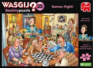 Puzzle - Puzzle Dla Dorosłych Wasgij Destiny 25 Games Night! Wieczór Gier 1000 el. - miniaturka - grafika 1