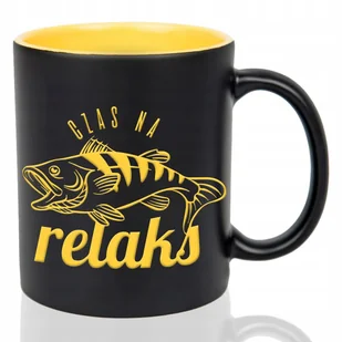 Kubek Grawer ŻÓŁTY IDEALNY PREZENT DLA WĘDKARZA Czas na relaks mix Wzory - Kubki Kubek Grawer ŻÓŁTY IDEALNY PREZENT DLA WĘDKARZA Czas na relaks mix Wzory - Kubki - miniaturka - grafika 1