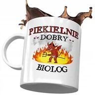 Kubki - Kubek Dla Biologa Piekielnie Dobry Biolog z Nadrukiem ze Zdjęciem + Opakowanie na prezent (wzór 03) - miniaturka - grafika 1